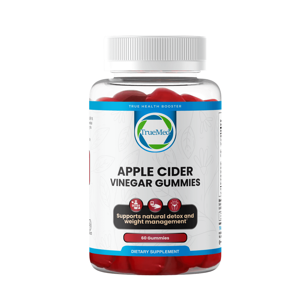 TrueMed Apple Cider Vinegar Gummies – 60 Gummies, 30-Day Supply