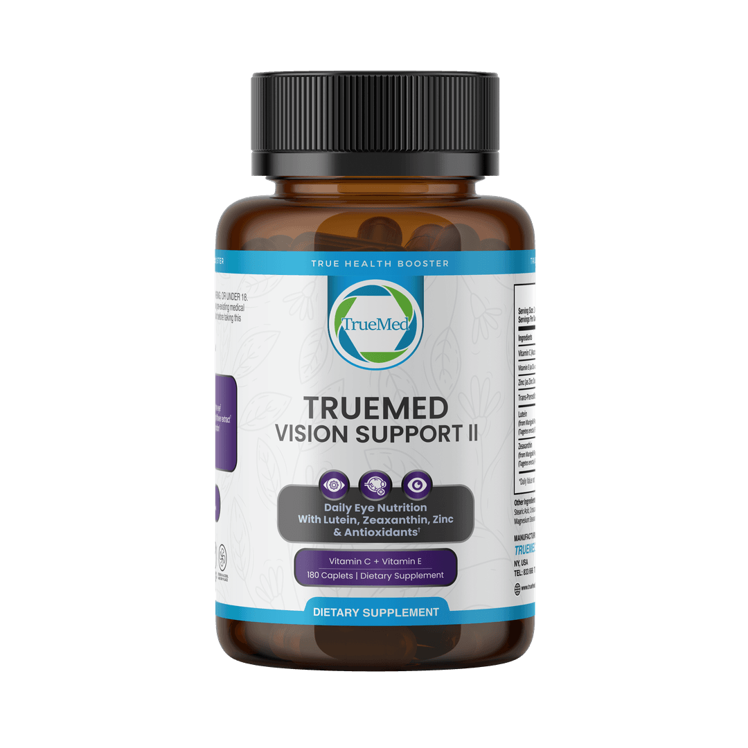 TrueMed Vision Support II – 180 Caplets, 90-Day Supply