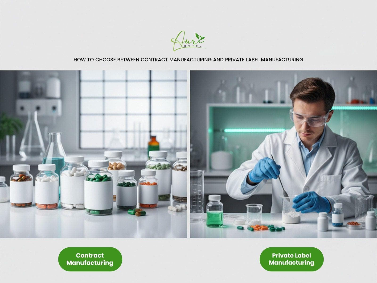 How to Choose Between Contract Manufacturing and Private Label Manufacturing