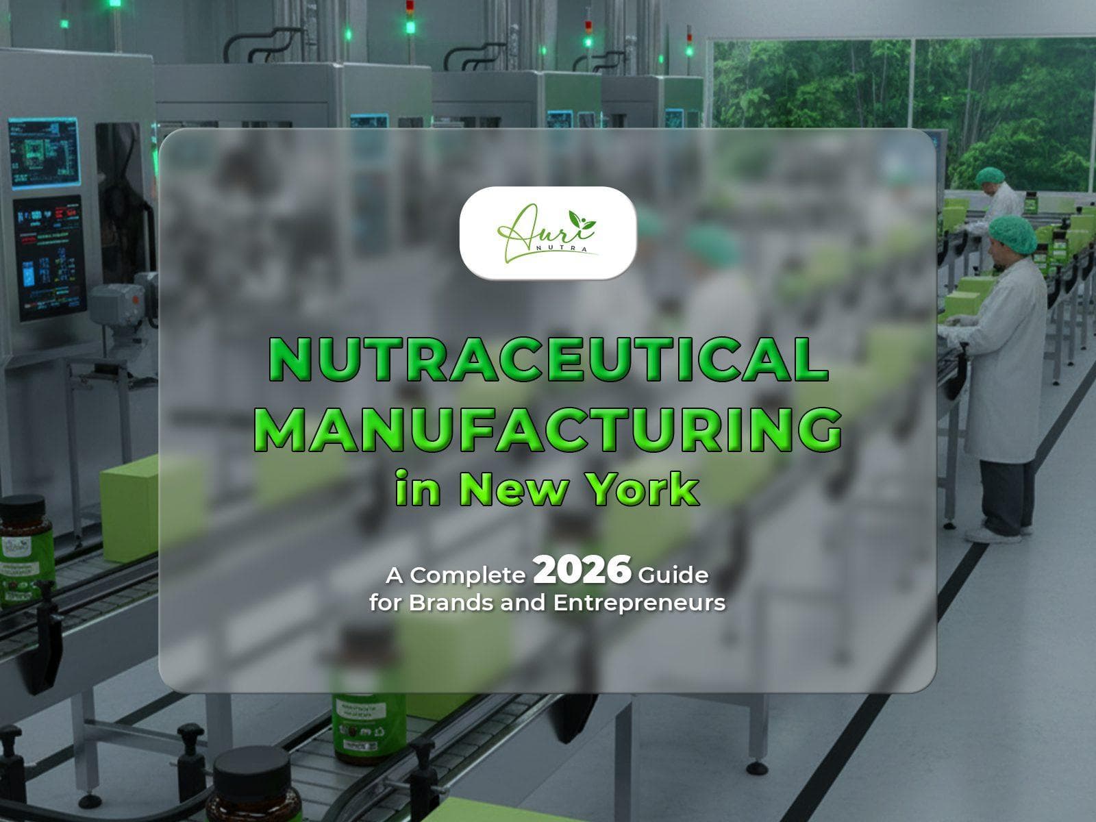 Nutraceutical Manufacturing in New York: A Complete Guide for Brands and Entrepreneurs