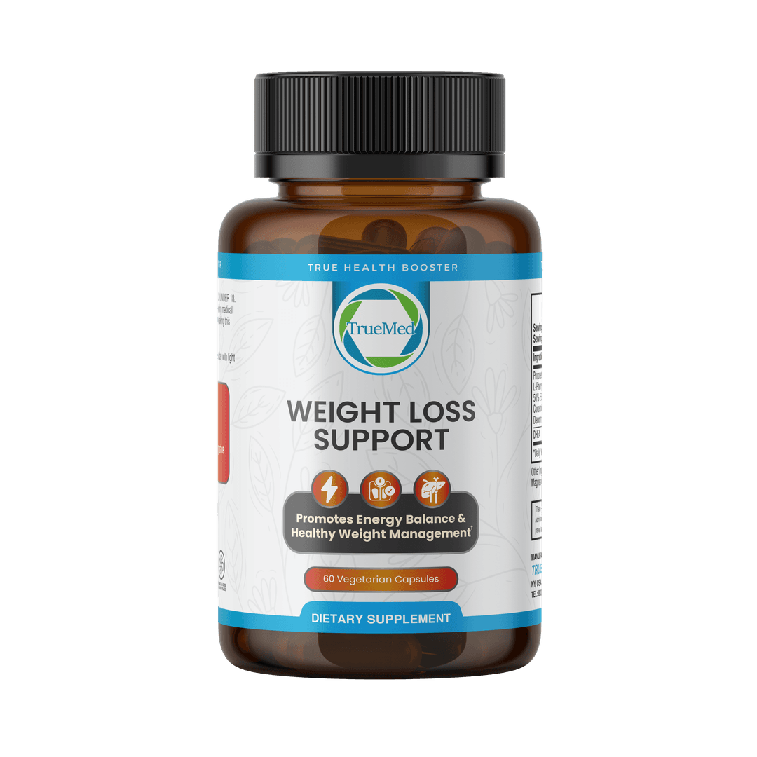 TrueMed Weight Loss Support – 60 Vegetarian Capsules, 30-Day Supply